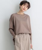 【23区/NIJYUSANKU】の【洗える】オータムシャイニー ニット ブラウン系|ID: prp329100004547017 ipo3291000000032696416