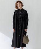 【23区/NIJYUSANKU】の【洗える】コンパクトライトクロス ピンタック ワンピース ブラック系|ID:prp329100004547212