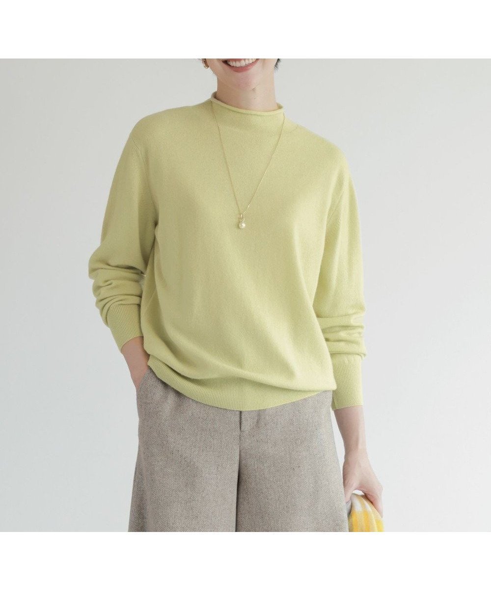 【ジェイ プレス/J.PRESS】の【洗える】CASHMERE BLEND スタンドカラー ニット インテリア・キッズ・メンズ・レディースファッション・服の通販 founy(ファニー) 　ファッション　Fashion　レディースファッション　Fashion for Women　トップス・カットソー　Cut & Sew Tops　ニット　Knit Tops & Sweaters　オレンジ　Orange　洗える　Machine Washable　コンパクト　Compact, Small Size　シンプル　Simple, Minimal　スタンド　Stand Collar, Upright Stand　スリット　Slit, Slit Detail　センター　Center, Center Line　セーター　Sweater, Knitwear　フェミニン　Feminine, Girly　ミックス　Mix, Mixed Style　A/W・秋冬　Autumn/Winter　エレガント 上品　Elegant　ピスタチオ系|ID: prp329100004547218 ipo3291000000033643438