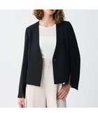 【アンクレイヴ/uncrave】の【防シワ・洗濯機洗い可】ウォッシャブル ダブルクロス スリットスリーブジャケット ブラック|ID: prp329100004547366 ipo3291000000032134585