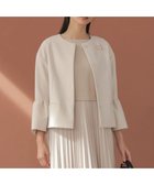 【組曲/KUMIKYOKU】の【KUMIKYOKU NAVY】コンフォータブルドレープ フレアスリーブジャケット 人気、トレンドファッション・服の通販 founy(ファニー) ファッション Fashion レディースファッション Fashion for Women アウター Coat / Outerwear Collection レディースジャケット・軽アウター Jackets ノーカラージャケット / シンプル上品コーデ Collarless Jackets インナー Innerwear オケージョン Occasion Wear コレクション Collection, Seasonal Line コンパクト Compact, Small Size ジャケット Jacket, Outerwear スタイリッシュ Stylish, Fashionable セットアップ Set-Up, Coordinated Outfit トレンド Trend, Trending Now ドレス Dress, One-Piece フォルム Silhouette, Form フォーマル Formal, Dressy フレア Flare, Flared ベスト Vest, Waistcoat A/W・秋冬 Autumn/Winter 2022年 2022 S/S・春夏 SS, Spring/Summer, Warm Season 2022-2023秋冬・A/W Autumn/Winter 2022–23 AW22–23 夏 Summer エレガント 上品 Elegant セレモニー Ceremony 入学式 Entrance Ceremony 卒業式 Graduation Ceremony 結婚式 Wedding thumbnail サンドベージュ系|ID: prp329100004547375 ipo3291000000034609797