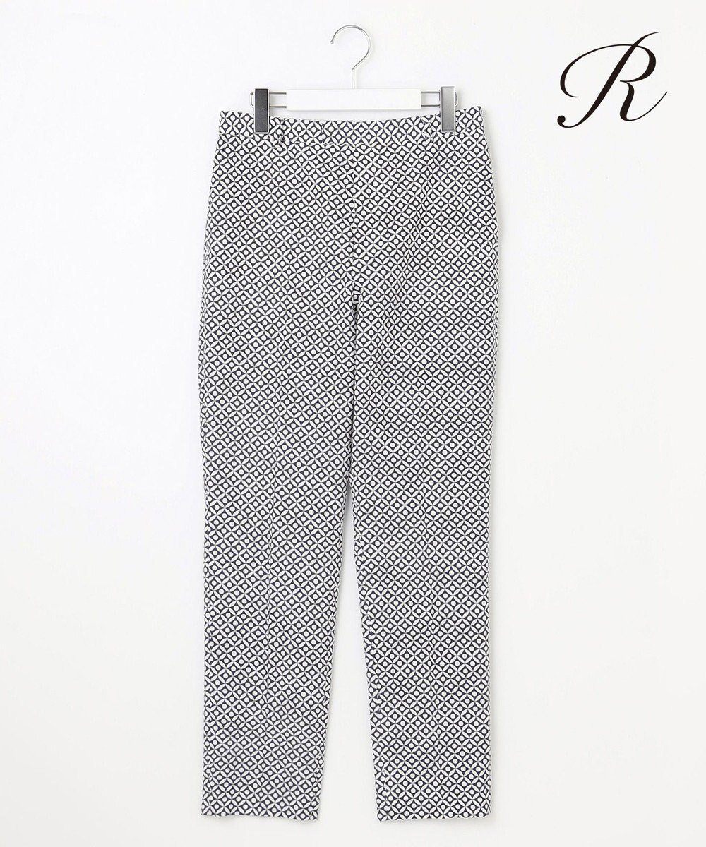 【23区/NIJYUSANKU】の【R(アール)】ジオメトリックペイズリープリント パンツ インテリア・キッズ・メンズ・レディースファッション・服の通販 founy(ファニー) 　ファッション　Fashion　レディースファッション　WOMEN　パンツ　Pants　オリエンタル　Oriental　春　Spring　コレクション　Collection　コンパクト　Compact　タイプライター　Typewriter　人気　Popularity　モチーフ　Motif　S/S・春夏　Ss・Spring/Summer　夏　Summer　2024年　2024　2024春夏・S/S　Ss,Spring/Summer,2024　ジオメトリックネイビー|ID: prp329100004547418 ipo3291000000032135169