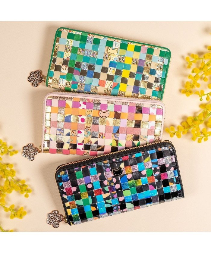 【ツモリチサト キャリー/tsumori chisato CARRY】のエポネコメッシュ ラウンドファスナー長財布 インテリア・キッズ・メンズ・レディースファッション・服の通販 founy(ファニー) https://founy.com/ ファッション Fashion レディースファッション WOMEN 財布 Wallets ストーン Stone ドット Dot ネコ Cat ポケット Pocket メッシュ Mesh ラウンド Round 財布 Wallet |ID: prp329100004547451 ipo3291000000032135474