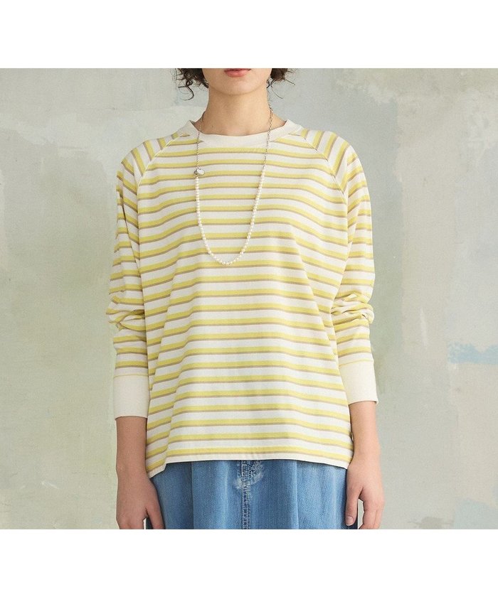 【ジェイプレスヨークストリート/J.PRESS YORK STREET】の【WOMEN】レトロボーダードルマン Tシャツ インテリア・キッズ・メンズ・レディースファッション・服の通販 founy(ファニー) https://founy.com/ ファッション Fashion レディースファッション Fashion for Women トップス・カットソー Cut & Sew Tops シャツ・ブラウス・オフィスカジュアル Elegant Blouses & Button-Ups ロングTシャツ・Tシャツ Longline T-Shirts & Tees カットソー・ベーシックTシャツ Cut-and-Sewn Tops / Stretch Tees & Basics 春 Spring カットソー Cut and Sewn Top シンプル Simple, Minimal スキニー Skinny, Slim Fit デニム Denim, Jeans Material ファブリック Fabric, Textile フレア Flare, Flared ボトム Bottoms, Lower Wear リラックス Relax, Relaxed Fit ワイド Wide, Wide Fit S/S・春夏 SS, Spring/Summer, Warm Season 夏 Summer |ID: prp329100004547514 ipo3291000000033553231