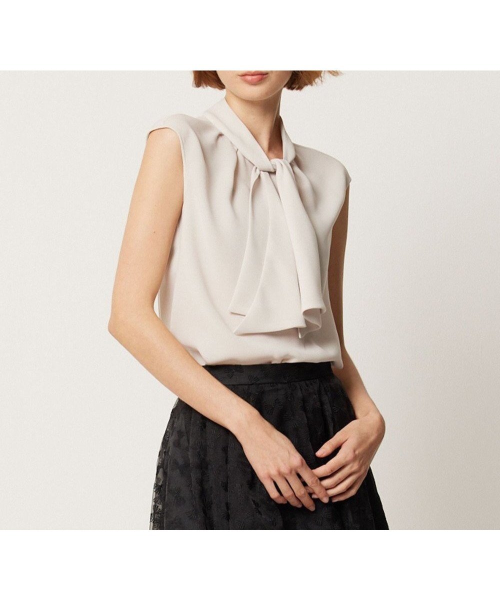 【トッカ/TOCCA】の【消臭】PROMIS RIBBON WISH ブラウス インテリア・キッズ・メンズ・レディースファッション・服の通販 founy(ファニー) 　ファッション　Fashion　レディースファッション　Fashion for Women　トップス・カットソー　Cut & Sew Tops　シャツ・ブラウス・オフィスカジュアル　Elegant Blouses & Button-Ups　おすすめ　Recommended / Our Picks　エレガント 上品　Elegant　ドレープ　Drape, Draping Fabric　パーティ　Party, Party Style　リボン　Ribbon, Bow　ロング　Long, Long-Length　夏　Summer　春　Spring　S/S・春夏　SS, Spring/Summer, Warm Season　ベージュ系|ID: prp329100004547570 ipo3291000000034252414