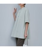 【アイシービー/iCB】の【洗える】ヴィンテージスパンブロード バンドカラーシャツ アイスグレー系|ID: prp329100004547580 ipo3291000000032675956