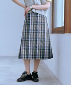 【ジェイ プレス/J.PRESS】の【洗える】ECO DOBBY チェック スカート グレー系3|ID: prp329100004547588 ipo3291000000033030614