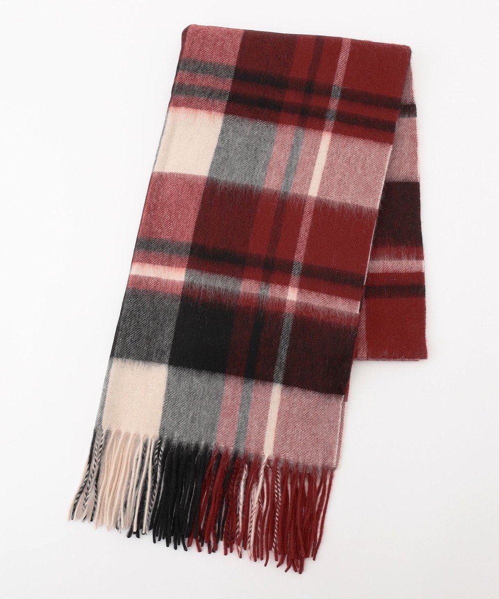 【エニー/ANY】のウールストール インテリア・キッズ・メンズ・レディースファッション・服の通販 founy(ファニー) 　ファッション　Fashion　レディースファッション　Fashion for Women　ストール　Soft & Warm Scarves　マフラー・スヌード / 冬小物の定番　Scarves & Mufflers　おすすめ　Recommended / Our Picks　ギフト プレゼント　Gift / Present　ストール　Stole, Wrap　スヌード　Snood, Infinity Scarf　チェック　Check, Plaid, Tartan　マフラー　Scarf, Muffler　ワンポイント　One Point, Statement Accent　再入荷　Restock / Back in Stock　A/W・秋冬　Autumn/Winter　レッド系|ID: prp329100004547751 ipo3291000000033714940