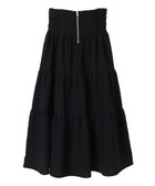 【グリーンパークス/Green Parks】の・ELENCARE DUE リネンライクティアードスカート Black|ID: prp329100004547752 ipo3291000000032526313