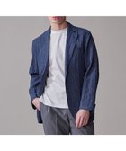 【ジェイ プレス/J.PRESS / MEN】のリネン×シアサッカーの清涼感【高通気性】ストレッチリネンシアサッカー ジャケット ダルブルー系3|ID: prp329100004547769 ipo3291000000032649583