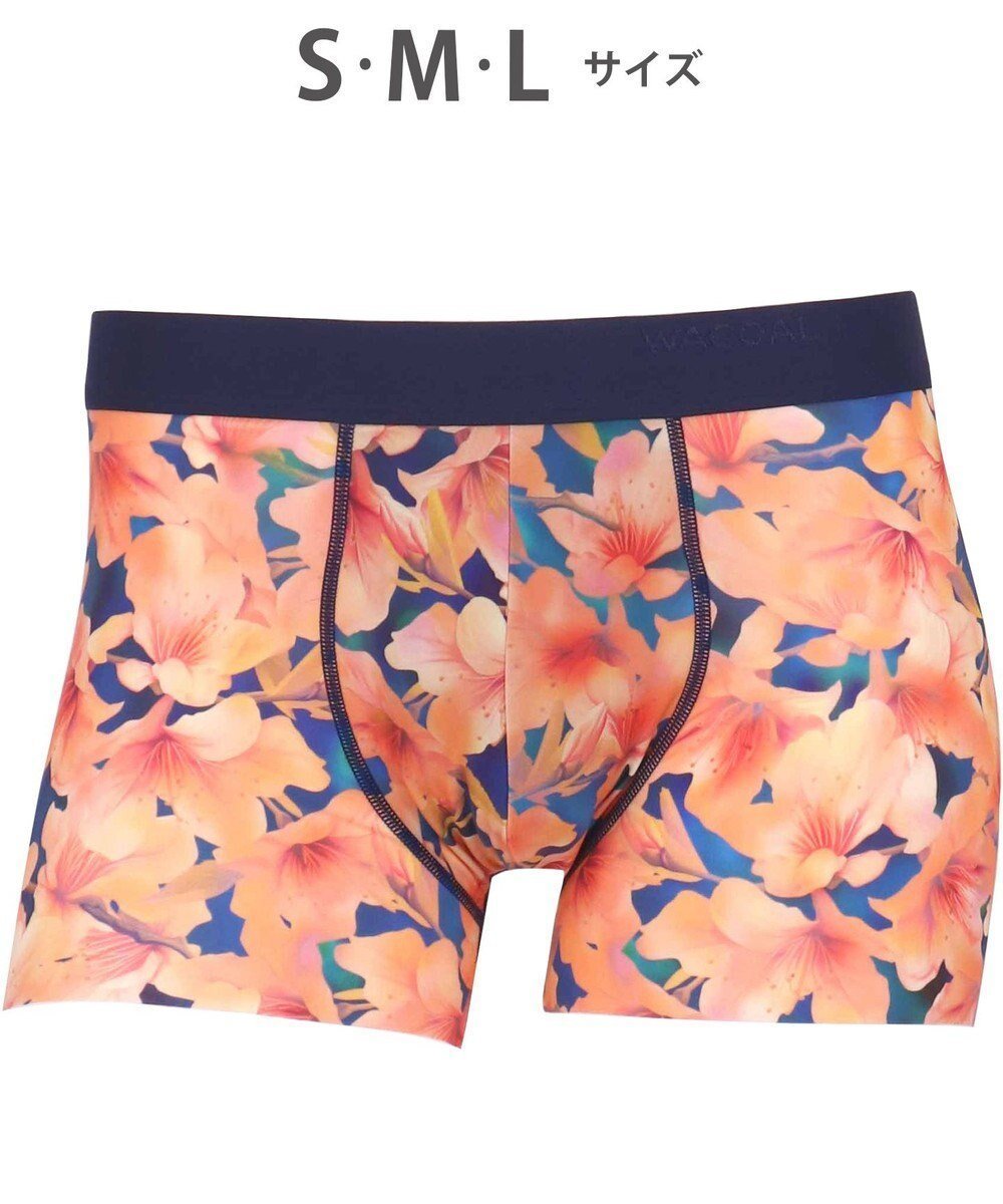 【ワコール/Wacoal / MEN】のWACOAL MEN ボクサーパンツ 【気持ちいいパンツ】 動いてもズレにくい フロントの安定性・快適性 前閉じ 下着 メンズ WT3439 /ワコールメン インテリア・キッズ・メンズ・レディースファッション・服の通販 founy(ファニー) 　ファッション　Fashion　メンズファッション　Fashion for Men　ボトムス　Bottoms　アンダー　Underwear Essentials　カッティング　Cutting Detail　抗菌　Antibacterial, Bacteria-Resistant　ストレッチ　Stretch, Stretchy Fabric　トレンド　Trend, Trending Now　なめらか　Smooth, Silky Texture　フィット　Fit, Slim Fit　フロント　Front, Front Design　プリント　Print, Printed Pattern　ベーシック　Basic, Essential　メンズ　Men's, Menswear　コーラル|ID: prp329100004547771 ipo3291000000033246733