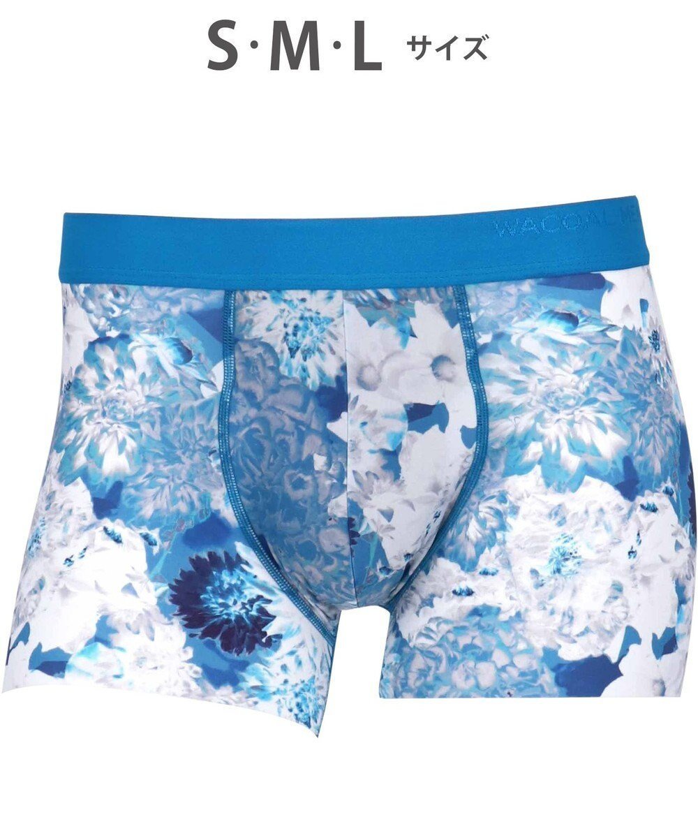 【ワコール/Wacoal / MEN】のWACOAL MEN ボクサーパンツ 【気持ちいいパンツ】 動いてもズレにくい フロントの安定性・快適性 前閉じ 下着 メンズ WT3439 /ワコールメン インテリア・キッズ・メンズ・レディースファッション・服の通販 founy(ファニー) 　ファッション　Fashion　メンズファッション　Fashion for Men　ボトムス　Bottoms　アンダー　Underwear Essentials　カッティング　Cutting Detail　抗菌　Antibacterial, Bacteria-Resistant　ストレッチ　Stretch, Stretchy Fabric　トレンド　Trend, Trending Now　なめらか　Smooth, Silky Texture　フィット　Fit, Slim Fit　フロント　Front, Front Design　プリント　Print, Printed Pattern　ベーシック　Basic, Essential　メンズ　Men's, Menswear　サックス|ID: prp329100004547771 ipo3291000000033246739