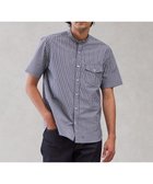 【ジェイ プレス/J.PRESS / MEN】の【クールマックス】サッカーマルチストライプ バンドカラーシャツ ネイビー系1|ID: prp329100004547774 ipo3291000000032675261