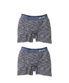 【ワコール/Wacoal / MEN】のボクサーパンツ2枚セット【PANTS HOLIC】 ワンサイズ(S-LL) のびて包みこむ気持ちよさ。立体成型 適度なフィット感 前閉じ 下着 GT2381 /ブロス バイ ワコールメン グレー|ID: prp329100004547791 ipo3291000000033463169