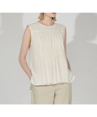 【ジョゼフ/JOSEPH】の【洗える】フラッティジョーゼット ノースリーブブラウス Ivory|ID: prp329100004547804 ipo3291000000032696114