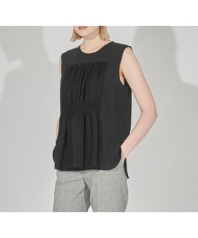 【ジョゼフ/JOSEPH】の【洗える】フラッティジョーゼット ノースリーブブラウス 人気、トレンドファッション・服の通販 founy(ファニー) ファッション Fashion レディースファッション Fashion for Women トップス・カットソー Cut & Sew Tops キャミソール&ノースリーブ Camisoles & Sleeveless Tops シャツ・ブラウス・オフィスカジュアル Elegant Blouses & Button-Ups インナー Innerwear シャーリング Shirring, Ruched ジョーゼット Georgette, Semi-Sheer Fabric センター Center, Center Line ノースリーブ Sleeveless, No-Sleeve フロント Front, Front Design 夏 Summer 春 Spring S/S・春夏 SS, Spring/Summer, Warm Season 洗える Machine Washable |ID:prp329100004547804