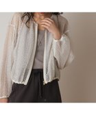 【グレース コンチネンタル/GRACE CONTINENTAL】のメッシュギャザーブルゾン ホワイト|ID: prp329100004547808 ipo3291000000032650265