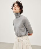 【ベイジ,/BEIGE,】の【洗える・FUDGE 12月号掲載】RICARD / カシミヤタートルニット Md Gray|ID: prp329100004547814 ipo3291000000033408945