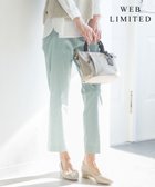 【ジェイ プレス/J.PRESS】の【WEB限定カラーあり・洗える】セルロースリネンストレッチ テーパード パンツ ミント系|ID: prp329100004547844 ipo3291000000032640142