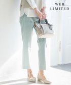 【ジェイ プレス/J.PRESS】の【WEB限定カラーあり・洗える】セルロースリネンストレッチ テーパード パンツ ミント系|ID: prp329100004547844 ipo3291000000033076732