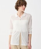 【アンクレイヴ/uncrave】の【手洗い可】シアーコットン ポロニット ホワイト|ID: prp329100004547852 ipo3291000000032652622