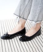 【ヌーベルローブオウ/nouvelleRobe Ou】のサイズ追加【本革・高反発】Square スクエアトゥ バレエシューズ ブラックエナメル|ID: prp329100004547859 ipo3291000000034249825