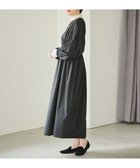 【ハッシュニュアンス/#Newans】の【アイロンいらず】ウエストギャザーワンピース ブラック|ID: prp329100004547875 ipo3291000000034411442