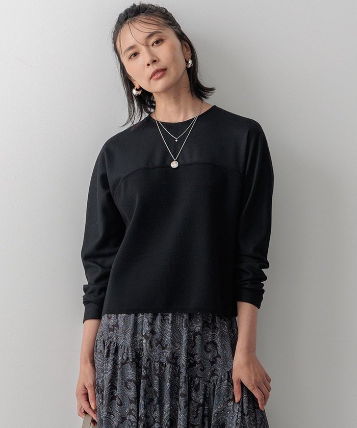 【23区/NIJYUSANKU】の【洗える】ウールミルドジャージー ビスチェライクコンビ カットソー インテリア・キッズ・メンズ・レディースファッション・服の通販 founy(ファニー) https://founy.com/ ファッション Fashion レディースファッション Fashion for Women トップス・カットソー Cut & Sew Tops シャツ・ブラウス・オフィスカジュアル Elegant Blouses & Button-Ups ロングTシャツ・Tシャツ Longline T-Shirts & Tees カットソー・ベーシックTシャツ Cut-and-Sewn Tops / Stretch Tees & Basics ビスチェ Bustiers & Corset Tops / Layered Bustier Style 洗える Machine Washable カットソー Cut and Sewn Top コンビ Combo, Combination Style バランス Balance, Style Balance ビスチェ Bustier, Corset Top ベーシック Basic, Essential ワイド Wide, Wide Fit A/W・秋冬 Autumn/Winter 冬 Winter / This Winter 2024年 2024 エレガント 上品 Elegant 2024-2025秋冬・A/W Autumn/Winter 2024–25 AW24–25 |ID: prp329100004547878 ipo3291000000033552756