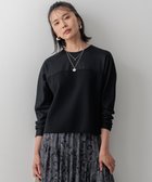 【23区/NIJYUSANKU】の【洗える】ウールミルドジャージー ビスチェライクコンビ カットソー ブラック系|ID: prp329100004547878 ipo3291000000033552757