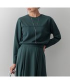 【23区/NIJYUSANKU】の【洗える】ウールミルドジャージー ビスチェライクコンビ カットソー ダークグリーン系|ID: prp329100004547878 ipo3291000000033552758