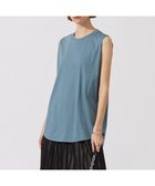 【アイシービー/iCB】の【接触冷感・洗える】コンパクトスムース ノースリーブTシャツ 人気、トレンドファッション・服の通販 founy(ファニー) ファッション Fashion レディースファッション Fashion for Women トップス・カットソー Cut & Sew Tops キャミソール&ノースリーブ Camisoles & Sleeveless Tops シャツ・ブラウス・オフィスカジュアル Elegant Blouses & Button-Ups ロングTシャツ・Tシャツ Longline T-Shirts & Tees カットソー・ベーシックTシャツ Cut-and-Sewn Tops / Stretch Tees & Basics インナー Innerwear 春 Spring 洗える Machine Washable カットソー Cut and Sewn Top コンパクト Compact, Small Size シルケット Silket, Silky Cotton ジャケット Jacket, Outerwear スリット Slit, Slit Detail ノースリーブ Sleeveless, No-Sleeve ラウンド Round, Round Neck S/S・春夏 SS, Spring/Summer, Warm Season 夏 Summer 2024年 2024 2024春夏・S/S Spring/Summer 2024 SS24 thumbnail ダルブルー系|ID: prp329100004547896 ipo3291000000033907757