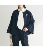 【グリーンパークス/Green Parks】のef-de タック袖ラグランジャケット Dark Navy|ID: prp329100004547899 ipo3291000000032453975
