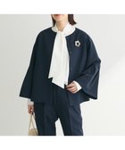 【グリーンパークス/Green Parks】のef-de タック袖ラグランジャケット Dark Navy|ID: prp329100004547899 ipo3291000000032659020