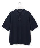 【ジェイプレスヨークストリート/J.PRESS YORK STREET】の【UNISEX】ニットポロシャツ 人気、トレンドファッション・服の通販 founy(ファニー) ファッション Fashion レディースファッション Ladies' Fashion Online トップス・カットソー Tops/Tshirt ニット Knit Tops シャツ/ブラウス Shirts/Blouses ポロシャツ Polo Shirts ユニセックス Unisex インナー Inner フロント Front プリント Print ポロシャツ Polo Shirt リネン Linen 吸水 Water Absorption 夏 Summer 春 Spring S/S・春夏 Ss・Spring/Summer thumbnail ネイビー系|ID: prp329100004547909 ipo3291000000032559829