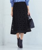 【ティアクラッセ/Tiaclasse】の【洗える】花柄レースマーメイドスカート ブラック|ID: prp329100004547926 ipo3291000000033409959