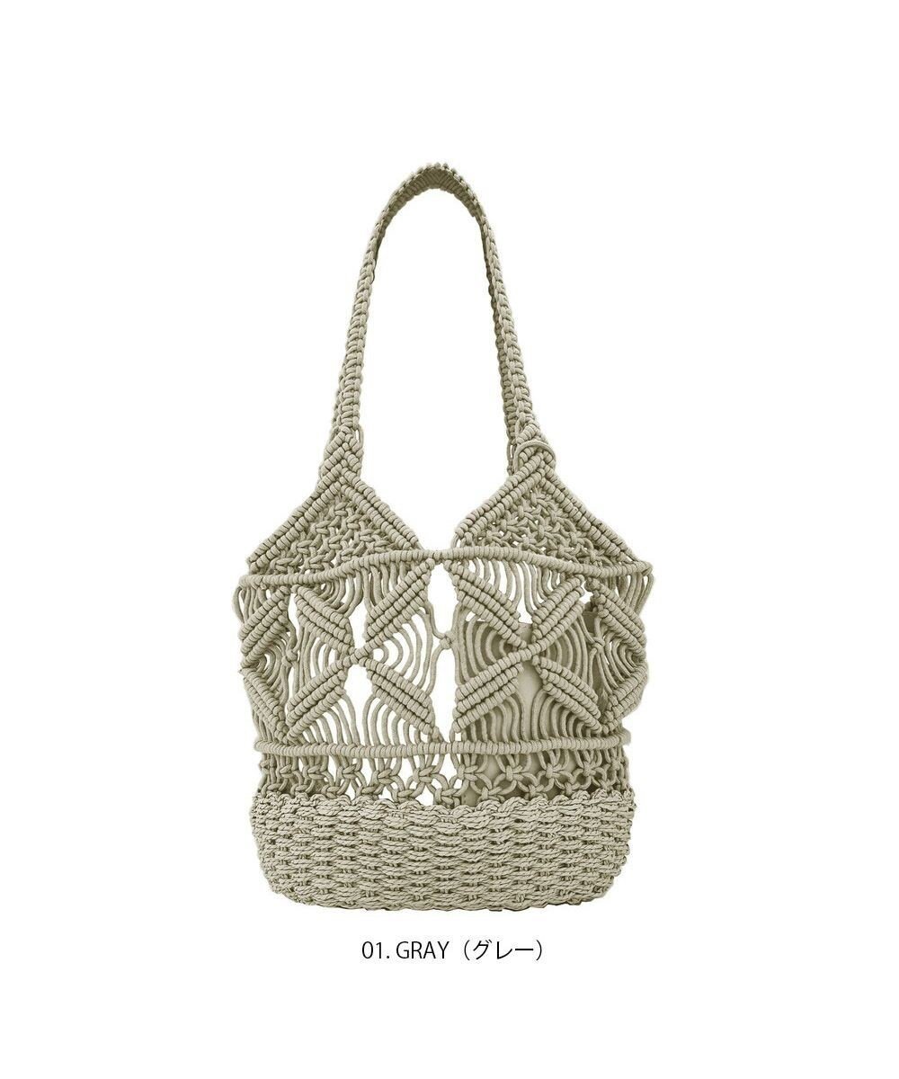 【ルートート/ROOTOTE】の1149【カゴバッグ】LT.デリ.マクラメ-C インテリア・キッズ・メンズ・レディースファッション・服の通販 founy(ファニー) ファッション Fashion レディースファッション Fashion for Women アクセサリー Fashion Accessories 春 Spring カメラ Camera Accessories ストール Stole, Wrap スマホ Smartphone, Mobile Device ポケット Pocket, Pocket Detail S/S・春夏 SS, Spring/Summer, Warm Season おすすめ Recommended / Our Picks お家時間・ステイホーム Stay Home / At Home 夏 Summer 新作・新入荷 New Arrivals / New In 01:グレー|ID: prp329100004547936 ipo3291000000034275790