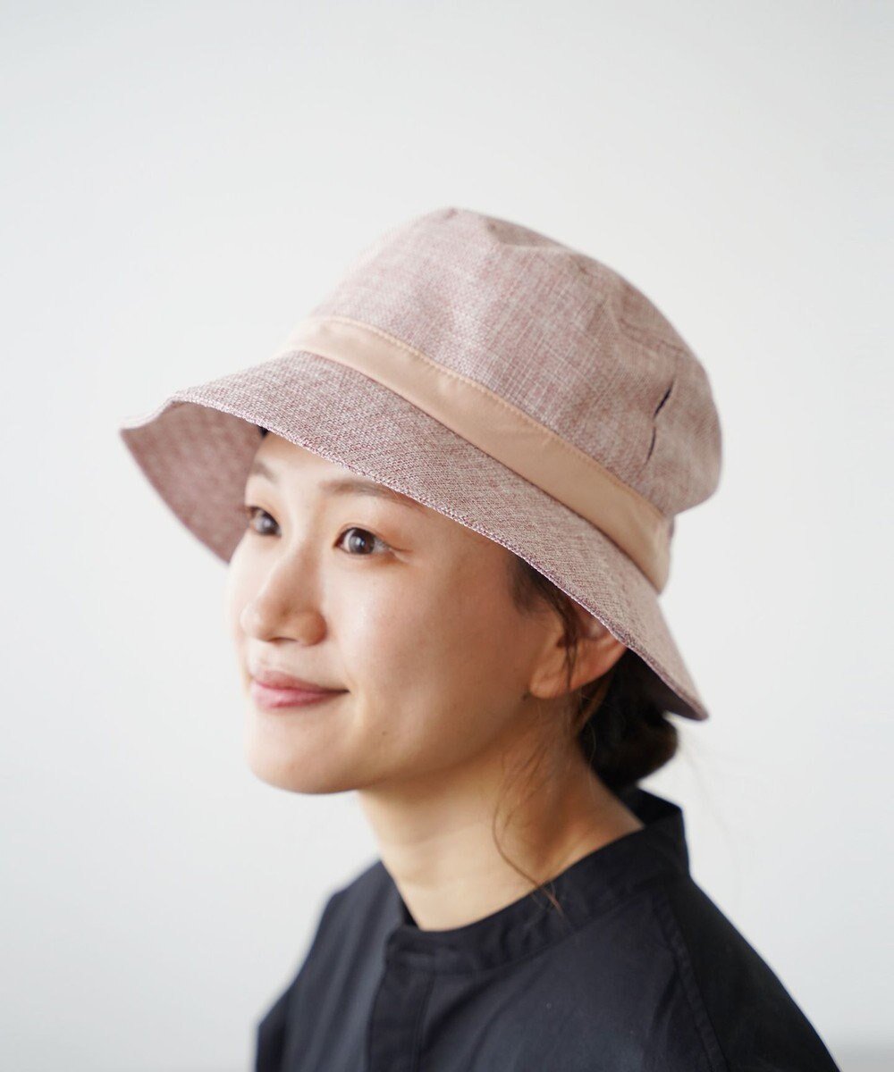 【アトレナ/ATRENA】の体感-10℃ コカゲル ナチュライクバケットハット インテリア・キッズ・メンズ・レディースファッション・服の通販 founy(ファニー) 　ファッション　Fashion　レディースファッション　Fashion for Women　キャップ&ハット　Hats & Caps　アウトドア　Outdoor Clothing　洗える　Machine Washable　コンパクト　Compact, Small Size　スリット　Slit, Slit Detail　帽子　Hat, Headwear　メランジ　Melange, Mixed Yarn　ループ　Loop, Loop Knit　おすすめ　Recommended / Our Picks　旅行　Travel　ピンク|ID: prp329100004547949 ipo3291000000033646470