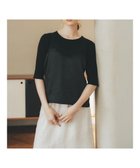 【イェッカ ヴェッカ/YECCA VECCA】のレースサテンオーバーキャミ Black|ID: prp329100004547978 ipo3291000000032680164