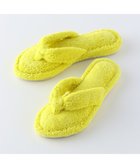 【ウチノ/UCHINO】のタオルサンダルスリッパ「リラックス」【Sサイズ21-23cm】洗えるスリッパ イエロー|ID: prp329100004547981 ipo3291000000032618546