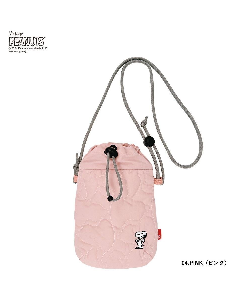 【ルートート/ROOTOTE】の8405【スヌーピー】IP.ベビールー.キルト.ピーナッツ-9Q インテリア・キッズ・メンズ・レディースファッション・服の通販 founy(ファニー) 　ファッション　Fashion　レディースファッション　Fashion for Women　カメラ　Camera Accessories　キルティング　Quilted, Quilting　キルト　Quilt, Quilted Fabric　巾着　Drawstring Bag, Kinchaku　ショルダー　Shoulder, Shoulder Strap　スマホ　Smartphone, Mobile Device　ベビー　Baby, Babywear　ポケット　Pocket, Pocket Detail　ワンポイント　One Point, Statement Accent　新作・新入荷　New Arrivals / New In　04:ピンク|ID: prp329100004547985 ipo3291000000033675888