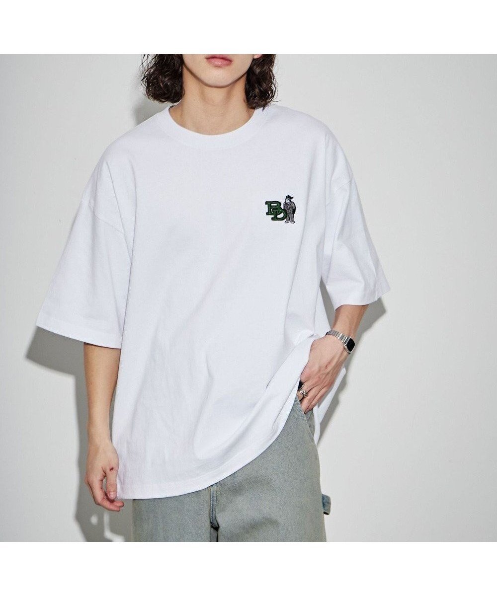 【ウィゴー/WEGO】の【ユニセックス着用ITEM】別注ベンデイビスワンポイントT インテリア・キッズ・メンズ・レディースファッション・服の通販 founy(ファニー) 　ファッション　Fashion　レディースファッション　Fashion for Women　トップス・カットソー　Cut & Sew Tops　シャツ・ブラウス・オフィスカジュアル　Elegant Blouses & Button-Ups　ロングTシャツ・Tシャツ　Longline T-Shirts & Tees　カットソー・ベーシックTシャツ　Cut-and-Sewn Tops / Stretch Tees & Basics　春　Spring　カットソー　Cut and Sewn Top　シンプル　Simple, Minimal　ジーンズ　Jeans, Denim Pants　スポーツ　Sports, Activewear　スマホ　Smartphone, Mobile Device　トレンド　Trend, Trending Now　定番　Standard, Basic Item　パターン　Pattern, Design Print　ベーシック　Basic, Essential　ポケット　Pocket, Pocket Detail　別注　Limited Edition, Custom Order　リラックス　Relax, Relaxed Fit　ロング　Long, Long-Length　ワーク　Workwear, Utility Style　S/S・春夏　SS, Spring/Summer, Warm Season　おすすめ　Recommended / Our Picks　夏　Summer　ホワイト|ID: prp329100004547991 ipo3291000000032734138