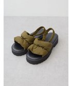 【アメリカンホリック/AMERICAN HOLIC】のキルティングサンダル Khaki|ID: prp329100004548004 ipo3291000000033441486