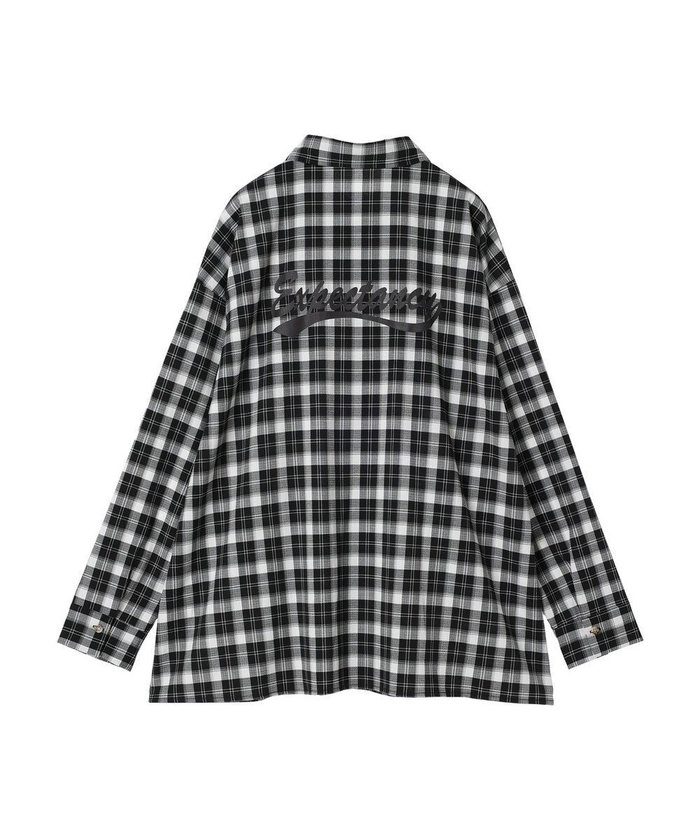【グリーンパークス/Green Parks】のEGOIST チェックロゴシャツチュニック インテリア・キッズ・メンズ・レディースファッション・服の通販 founy(ファニー) https://founy.com/ ファッション Fashion レディースファッション Fashion for Women ワンピース Dresses チュニック Tunic Tops & Dresses シンプル Simple, Minimal チェック Check, Plaid, Tartan チュニック Tunic, Long Top プリント Print, Printed Pattern ポケット Pocket, Pocket Detail リラックス Relax, Relaxed Fit A/W・秋冬 Autumn/Winter |ID: prp329100004548030 ipo3291000000033606486