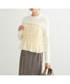 【グリーンパークス/Green Parks】の・swing by ビスチェレイヤーハイネックニット Off White|ID: prp329100004548067 ipo3291000000032479828