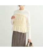 【グリーンパークス/Green Parks】の・swing by ビスチェレイヤーハイネックニット 人気、トレンドファッション・服の通販 founy(ファニー) ファッション Fashion レディースファッション Fashion for Women トップス・カットソー Cut & Sew Tops ニット Knit Tops & Sweaters ビスチェ Bustiers & Corset Tops / Layered Bustier Style ギャザー Gathered, Ruffled コンパクト Compact, Small Size シアー Sheer, See-Through シャーリング Shirring, Ruched ジャケット Jacket, Outerwear セーター Sweater, Knitwear ドッキング Docking, Mixed Material ビスチェ Bustier, Corset Top フィット Fit, Slim Fit フォルム Silhouette, Form ボトム Bottoms, Lower Wear ポケット Pocket, Pocket Detail リブニット Rib Knit, Ribbed Knit ロング Long, Long-Length 夏 Summer 春 Spring S/S・春夏 SS, Spring/Summer, Warm Season thumbnail Off White|ID: prp329100004548067 ipo3291000000033431472