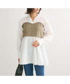 【グリーンパークス/Green Parks】のビスチェドッキングチュニック Khaki|ID: prp329100004548075 ipo3291000000032721159