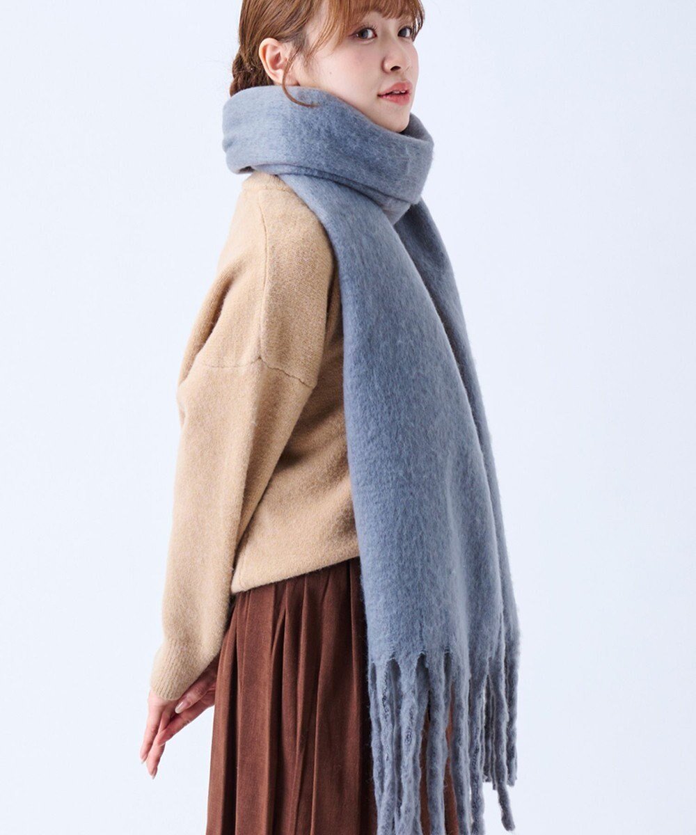 【ムーンバット/MOONBAT】の【美人百花2月号/CanCam/andGIRL掲載】洗える ボリュームマフラー ソフトプレーン 幅40cm インテリア・キッズ・メンズ・レディースファッション・服の通販 founy(ファニー) 　雑誌掲載アイテム　Magazine Picks & Fashion Features　ファッション雑誌　Fashion Magazines　ビジンヒャッカ　美人百花　アンドガール　andGIRL　キャンキャン　CanCam　ファッション　Fashion　レディースファッション　Fashion for Women　マフラー・スヌード / 冬小物の定番　Scarves & Mufflers　1月号　January Issue　洗える　Machine Washable　傘　Umbrella, Parasol　スヌード　Snood, Infinity Scarf　雑誌　Magazine, Fashion Magazine　2月号　February Issue, Feb. Edition　防寒　Cold Protection, Winter-Ready　マフラー　Scarf, Muffler　冬　Winter / This Winter　A/W・秋冬　Autumn/Winter　おすすめ　Recommended / Our Picks　ダークグレー|ID: prp329100004548079 ipo3291000000035764143