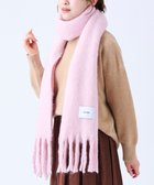 【ムーンバット/MOONBAT】の【美人百花2月号/CanCam/andGIRL掲載】洗える ボリュームマフラー ソフトプレーン 幅40cm ペールピンク|ID: prp329100004548079 ipo3291000000035764150