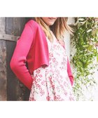 【トッカ/TOCCA】の【洗える】SILK RIB BOLERO ボレロ レッド系|ID: prp329100004548123 ipo3291000000033567622