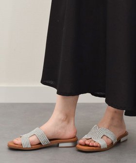 【インター ショシュール/INTER-CHAUSSURES】の【Oh my Sandals】ラインストーンローヒールサンダル 人気、トレンドファッション・服の通販 founy(ファニー) ファッション Fashion レディースファッション WOMEN サンダル Sandals シンプル Simple ストーン Stone 再入荷 Restock/Back In Stock/Re Arrival 夏 Summer 春 Spring S/S・春夏 Ss・Spring/Summer |ID:prp329100004548156